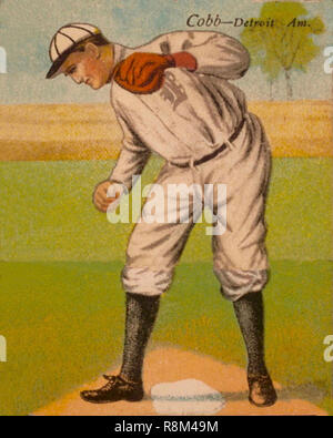 Tyrus Raymond Ty Cobb, Detroit Tigers, 1914 Stock Photo - Alamy