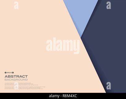 Abstract of color paper cut business background, vector eps10 Stock Vector