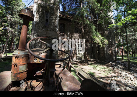 The eclectic village of Campanopolis. Gonzales Catan, Buenos Aires, Argentina. Stock Photo