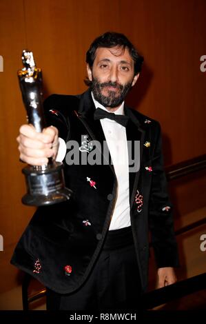 Marcello Fonte, Best European Actor Award Winner, at the Teatro de la Maestranza, the 31st European Film Awards 2018. Sevilla, 15.12.2018 | usage worldwide Stock Photo