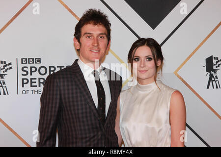 Birmingham, UK. 16th Dec 2018. BBC Sports Personality of the Year - Red Carpet arrivals 2018.  Geraint Thomas on the red carpet ahead of the BBC Sports Personality of the Year Awards 2018 at Genting Arena, Birmingham, United Kingdom Credit: Ben Booth/Alamy Live News Stock Photo