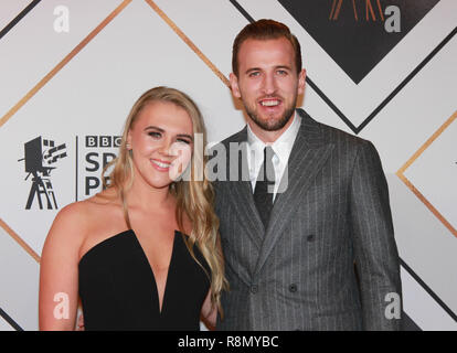 Birmingham, UK. 16th Dec 2018. Harry Kane on the red carpet ahead of the BBC Sports Personality of the Year Awards 2018 at Genting Arena, Birmingham, United Kingdom. Credit: Ben Booth/Alamy Live News  Stock Photo