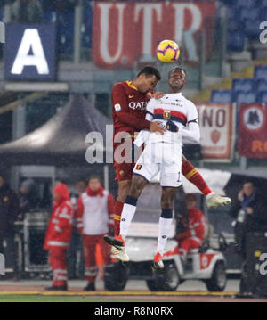 Italy. 16th Dec, 2018. Rome 16 december 2018 Olympic stadium in the Serie A championship in Italy Rome beat Genoa for 3 to 2 and leads to sixth place.in the picture: Credit: Fabio Sasso/ZUMA Wire/Alamy Live News Stock Photo