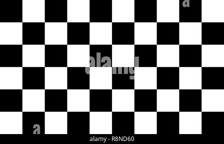 Black and white checkered seamless pattern. Endless background. Racing flag texture Stock Vector