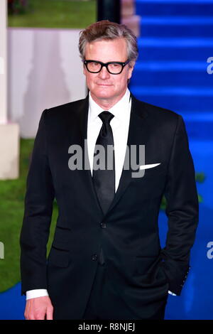 Colin Firth arrives at the Premiere of Mary Poppins Returns at the Royal Albert Hall in London, UK Stock Photo