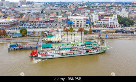 Natchez Steamboat, New Orleans, LA, USA Stock Photo