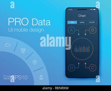 UX audio player templates. Stock vector eps10 Stock Vector