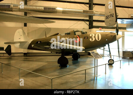 WW2 Bell P-39 Airacobra fighter plane on display at the Pima Air & Space Museum in Tucson, AZ Stock Photo