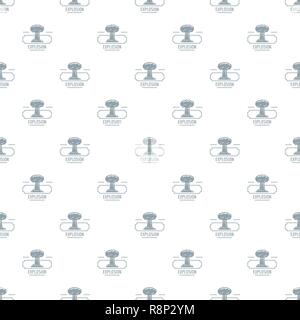 Smoke explosion pattern vector seamless Stock Vector