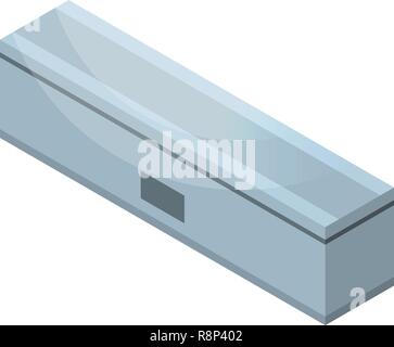 Air conditioner icon, isometric style Stock Vector
