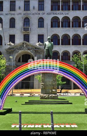 South Africa, Western Cape, Cape Town, City Bowl, Church Square, celebration of the Rainbow Nation Stock Photo