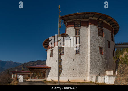 Ta Dzong, the Watchtower, Paro, Bhutan Stock Photo