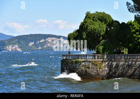 Italy, Piedmont, Stresa, Lake Maggiore (Il Lago Maggiore) Stock Photo