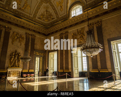 Interior of the Royal Palace of Caserta, a former royal residence in the region of Campania,Italy. Stock Photo