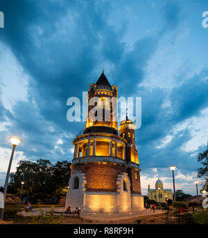 Belgrade, Serbia - August 17, 2018: The Millennium Tower known as Gardos tower located in Zeumun county of Belgrade the capital of Serbia Stock Photo