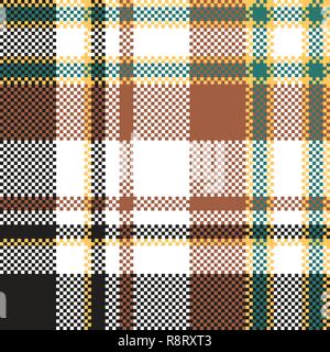Check plaid seamless pattern. Vector illustration. Stock Vector