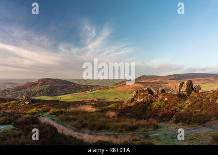 Ramshaw Rocks, The Roaches, Staffordshire, Peak District national Park, UK Stock Photo