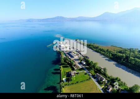 Switzerland, canton of Valais, district of Monthey, Port Valais, Le ...