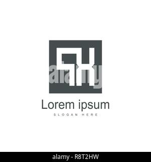 Initial Letter PX Logo Template Vector Design Stock Vector