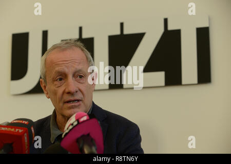 Vienna, Austria. 18 December 2018. Press conference with Peter Pilz from the 'Liste Jetzt'.   Picture shows the list founder of the 'Liste Jetzt', Peter Pilz.  Credit: Franz Perc / Alamy Live News Stock Photo