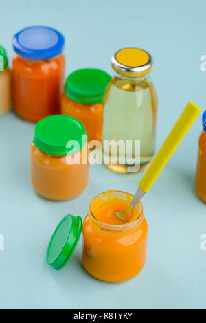 Spoon in a jar Stock Photo