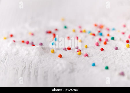 Colorful sprinkles sugar Stock Photo
