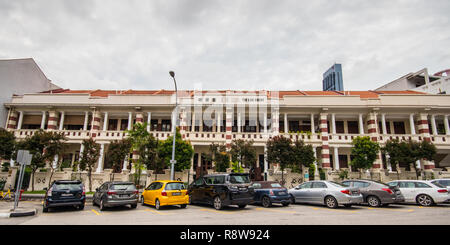 Yee Lan Court traditional buildings on Bukit Pasoh Road, Outram Park, Singapore Stock Photo