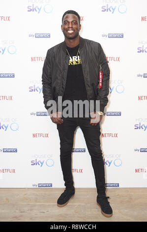 Celebrities pictured at the House of Sky Q launch event to celebrate the arrival of Netflix on Sky, held at the Vinyl Factory, Soho London.  Featuring: Marcel Sommerville Where: London, United Kingdom When: 15 Nov 2018 Credit: WENN Stock Photo