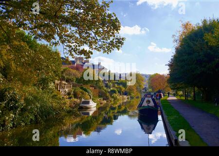 Kennet & Avon Canal, Bath,Somerset, England Stock Photo