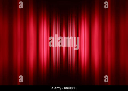 Red speed stripes background with selective focus centre highlight Stock Photo