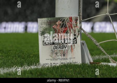 17th December 2018, Pride Park, Derby, England; Sky Bet Championship, Derby County vs Nottingham Forest ; Todays match day program   Credit: Mark Cosgrove/News Images   English Football League images are subject to DataCo Licence Stock Photo