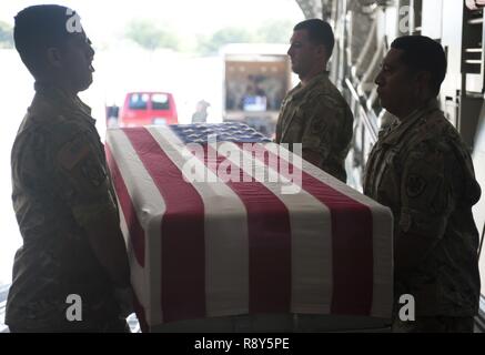 U.S. Army personnel conduct a transfer of Forward Operating Base ...