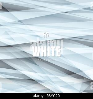 Template white shapes triangles overlapping with shadow background and texture. Vector illustration Stock Vector