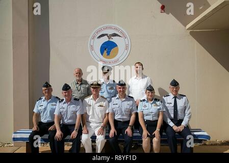 NAVAL COMMUNICATIONS STATION HOWARD E. HOLT, Western Australia – Members of Air Force Space Command and Australia’s Defence Capability Acquisition and Sustainment Group attend a ribbon cutting to commemorate the C-Band Space Surveillance Radar System’s attainment of full operational status at Naval Communications Station Harold E. Holt, Western Australia, March 7, 2017. The radar was dissembled, transported and rebuilt in Australia following the deactivation of Antigua Air Station, Antigua, in July 2015, where it was originally located. (Commonwealth of Australia, Department of Defence Stock Photo