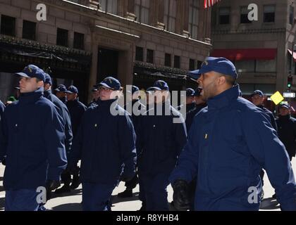 Colonial New York's first St. Patrick's Day parade