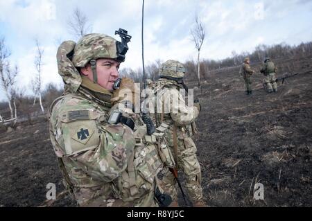 Sgt. Skyler Mathews, a member of Headquarters and Headquarters Company ...