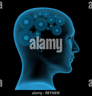 Conceptual image - thought process Stock Photo