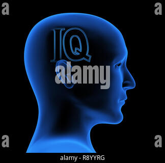 Conceptual image - an index of intelligence Stock Photo