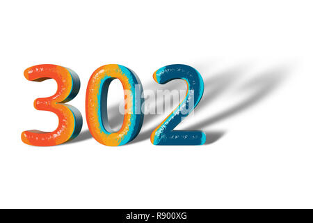 Number 302 Cut Out Stock Images & Pictures - Alamy