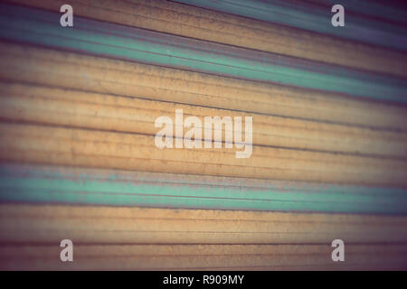 Colored and abstract closed shutter Stock Photo