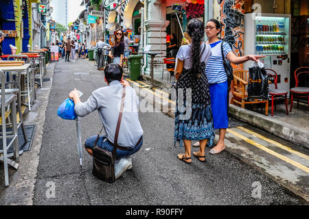 Haji Lane, Kampong Glam, Singapore Stock Photo