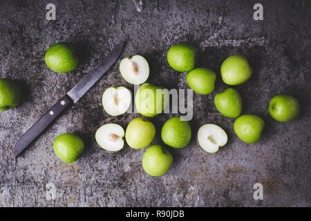 Fresh Indian Jujube fruits Stock Photo