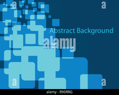 Shiny squares vector background. Cover presentation. Stock Vector