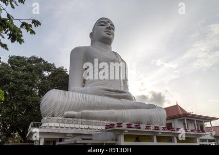 Bahirawakanda Vihara Buddha Statue in Kandy, Sri Lanka Stock Photo