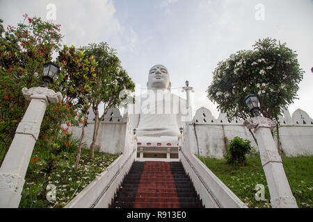 Bahirawakanda Vihara Buddha Statue in Kandy, Sri Lanka Stock Photo