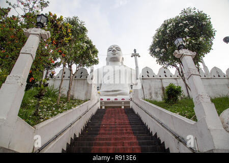 Bahirawakanda Vihara Buddha Statue in Kandy, Sri Lanka Stock Photo