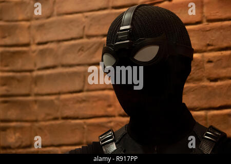 Spiderman Far From Home Stealth Suit Stock Photo