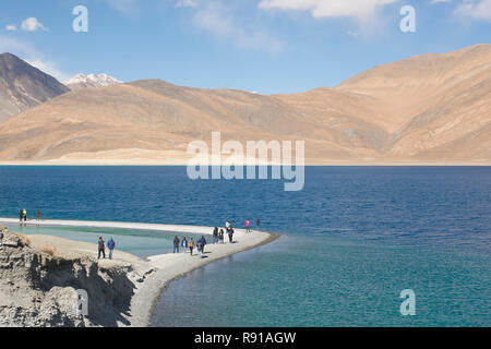 Pangong tso, Pangong lake, ladakh (India) Stock Photo