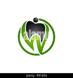 Dental logo vector, dental care logo, dental clinic logo design, vector icons. Stock Vector