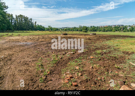 Irene Dairy Farm is a working dairy farm in Irene, Pretoria, where research is being done. Stock Photo